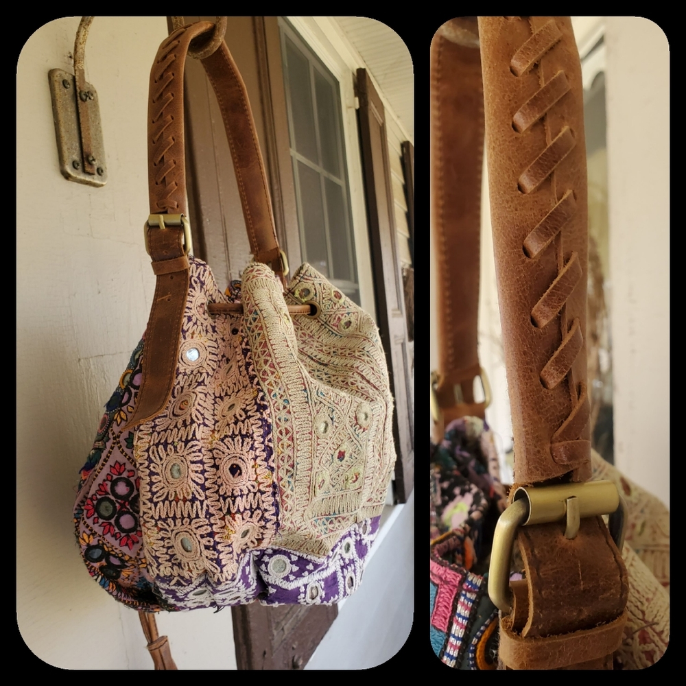 🌈SOLD💰🌠 BOHO artisan hippie gypsy Banjara bag - Picture 3 of 8